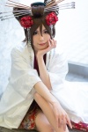 cosplay flowers headdress kimono meiko pantyhose robe sheer_legwear tachibana_ren vocaloid rating:Safe score:0 user:pixymisa