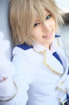 blonde_hair coat cosplay crossplay dolls dress_shirt kamijou_riku military_uniform saya tie rating:Safe score:1 user:nil!