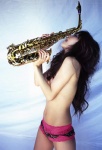 alto_saxophone instrument saxophone shorts topless two_627 watanabe_izumi rating:Questionable score:1 user:nil!