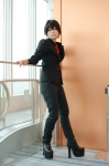 blazer boots cosplay crossplay durarara!! orihara_izaya satsuki school_uniform trousers rating:Safe score:0 user:nil!