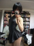 bare_shoulders halter_dress highleg iiniku_ushijima self-shot rating:Safe score:28 user:c0rtana