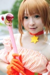 blouse cardcaptor_sakura choker corset cosplay crown gloves kanan_kaori kinomoto_sakura wand rating:Safe score:0 user:nil!
