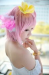 ahiru cosplay dress hairbow pink_hair princess_tutu zero_inch rating:Safe score:0 user:nil!