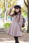 black_legwear blouse coat handbag hat hiokichi pantyhose ribbon_tie rating:Safe score:1 user:pixymisa