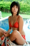 bikini cleavage inflatable_raft pool swimsuit yamasaki_mami rating:Safe score:0 user:nil!