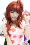 asahina_mikuru cosplay dress himemiya_mahore polka_dots red_hair side_ponytail suzumiya_haruhi_no_yuuutsu rating:Safe score:1 user:pixymisa