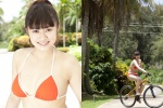 bicycle bikini_top ponytail shorts swimsuit yamamoto_maki rating:Safe score:0 user:nil!