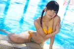 bikini cleavage ponytail pool side-tie_bikini swimsuit wet yume_kana rating:Safe score:1 user:nil!