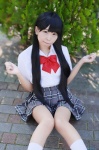 blouse cosplay kneesocks pleated_skirt sakuya school_uniform skirt tagme_character tagme_series rating:Safe score:1 user:nil!