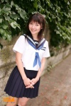 ishida_miku kneesocks pleated_skirt sailor_uniform school_uniform skirt twin_braids rating:Safe score:1 user:nil!