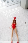 animal_ears asahina_mikuru bowtie bunny_ears bunny_girl bunny_outfit collar cosplay cuffs pantyhose red_hair sheer_legwear shion_akira suzumiya_haruhi_no_yuuutsu twintails rating:Safe score:0 user:pixymisa