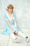 cosplay dress glasses hirasawa_yui kneesocks k-on! twin_braids yaya rating:Safe score:1 user:nil!