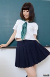 4k-star_238 azuma_nozomi kneesocks pleated_skirt sailor_uniform school_uniform skirt skirt_lift rating:Safe score:0 user:nil!