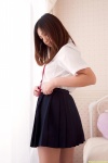 bed blouse dgc_0862 open_clothes pleated_skirt sayama_ayaka school_uniform skirt rating:Safe score:0 user:nil!