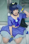 asae_ayato blouse blue_hair boots cape choker cosplay gloves gokou_ruri hairbow miniskirt ore_no_imouto_ga_konna_ni_kawaii_wake_ga_nai ponytail skirt rating:Safe score:1 user:nil!