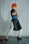 braid cosplay crossplay gintama hibiki_touya kamui mandarin_suit orange_hair rating:Safe score:0 user:nil!