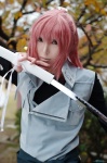 cosplay crossplay haiji katana nabari_no_ou pink_hair shimizu_raikou sword trousers rating:Safe score:0 user:nil!
