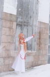 asuna_(sao) braid cosplay military_uniform oogoshi_shimarisu pleated_skirt red_hair skirt sword_art_online rating:Safe score:0 user:pixymisa