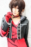 amnesia collar cosplay dress gloves jacket shin_(amnesia) tatsuki_(ii) rating:Safe score:1 user:nil!