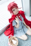 basket cape cosplay pleated_skirt plushie red_hair ruiko saki_kano school_uniform skirt zone-00 rating:Safe score:0 user:pixymisa