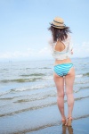 bikini blouse straw_hat swimsuit tometo_kamu rating:Safe score:2 user:pixymisa