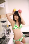 bikini cleavage dgc_0704 kato_sayaka polka_dots side-tie_bikini swimsuit rating:Safe score:0 user:nil!