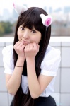 aice animal_ears blouse cat_ears cosplay kagami_kuro kodomo_no_jikan school_uniform skirt rating:Safe score:0 user:nil!
