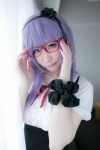 atsuki blouse cosplay dagashi_biyori dagashi_kashi glasses hairband purple_hair shidare_hotaru skirt suspenders rating:Safe score:0 user:nil!