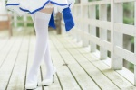 cosplay dress fate/series fate/stay_night forest_(photoset) saber thighhighs usakichi white_legwear rating:Safe score:2 user:nil!