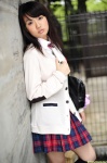 blouse bookbag cardigan dgc_0986 kneesocks naitoh_mirei pleated_skirt school_uniform skirt tie rating:Safe score:0 user:nil!