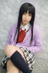 akiyama_mio blouse cosplay hoodie kneesocks k-on! pleated_skirt school_uniform skirt yaya rating:Safe score:1 user:nil!