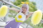 cheerleader_uniform cosplay hairbow hiiragi_tsukasa lucky_star mikan pom_poms purple_hair rating:Safe score:0 user:nil!