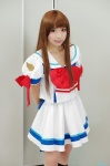 cosplay fujieda_honami kneesocks pleated_skirt ribbons sailor_uniform school_uniform skirt tsuki_ha_higashi_ni_hi_ha_nishi_ni zero_inch rating:Safe score:0 user:nil!