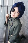 blue_hair boots chrome_dokuro cosplay eyepatch katekyo_hitman_reborn! miniskirt namada pleated_skirt skirt trident rating:Safe score:0 user:darkgray