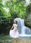 barefoot bikini dress her_marvelous_youthful_days isoyama_sayaka swimsuit waterfall wet rating:Safe score:0 user:nil!