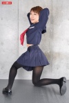black_legwear kisaragi_towata pantyhose pleated_skirt sailor_uniform school_uniform short_hair skirt rating:Safe score:2 user:lute829