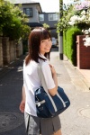 blouse bookbag mana_(ii) pleated_skirt school_uniform skirt tie rating:Safe score:0 user:nil!