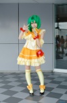 ahoge aoi cosplay green_hair macross macross_frontier microphone miniskirt ranka_lee skirt tank_top thighhighs twintails zettai_ryouiki rating:Safe score:0 user:nil!