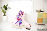 cosplay dress hat patchouli_knowledge purple_hair robe saku sweet_garden thighhighs touhou rating:Safe score:0 user:nil!