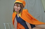 amatsuka_miyu bakemonogatari bed cosplay hat jacket sengoku_nadeko swimsuit rating:Safe score:0 user:pixymisa
