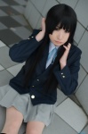 akiyama_mio blazer blouse cosplay kneesocks k-on! makise_anji pantyhose pleated_skirt school_uniform skirt rating:Safe score:0 user:nil!