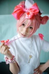 akira_(14568) cosplay dress hairbow original pink_hair toothbrush rating:Safe score:0 user:nil!