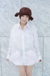 cosplay dress_shirt red_hair shorts tagme_character tagme_series twin_braids you_(ii) rating:Safe score:1 user:nil!