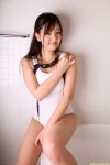 bathroom bathtub dgc_0949 goggles murakami_yuri one-piece_swimsuit swimsuit wet rating:Safe score:0 user:nil!