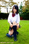 blouse bookbag kneesocks nagase_mami pleated_skirt school_uniform skirt sock_pull rating:Safe score:0 user:nil!