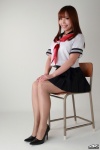 4k-star_018 kisaragi_kurumi pantyhose pleated_skirt sailor_uniform school_uniform sheer_legwear skirt rating:Safe score:1 user:nil!