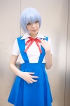 ayanami_rei blue_hair cosplay namada neon_genesis_evangelion school_uniform rating:Safe score:0 user:darkgray