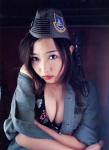 anzu_sayuri bikini_top boots cleavage costume garrison_cap military_uniform open_clothes spicy_girl swimsuit rating:Safe score:2 user:nil!