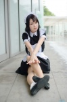 akiyama_mio apron cosplay dress hairband kii_anzu k-on! maid maid_uniform pantyhose socks rating:Safe score:0 user:nil!