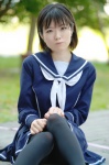 anegasaki_nene cosplay love_plus pantyhose pleated_skirt sailor_uniform school_uniform skirt suzuya_rin rating:Safe score:1 user:nil!